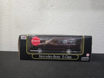 MIB ANSON MERCEDES-BENZ E- CLASS RED ART. 30328 RARE 1:18 SCALE DIECAST WAGON  - Image 1 of 4