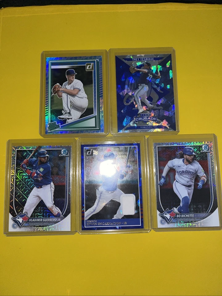 2025 Panini Crusade Trey Yesavage Ice Cracked Ice RC | 2025 Donruss 🚀 Emoji - Image 1 of 4