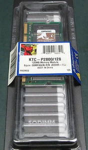 Kingston KTC-P2800/128 (128 MB, DDR RAM, 266 MHz, SO DIMM 200-pin) - Picture 1 of 1