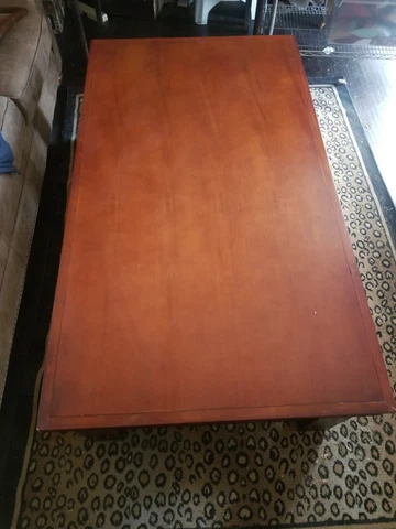 60 inch coffee table 1980s  34" wide 20" tall very nice see pics and description Cover