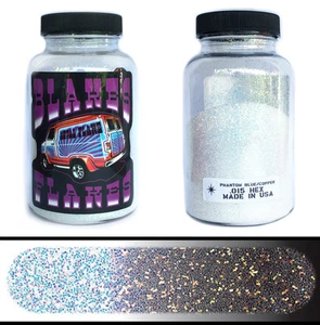 Blakes Metal Flake .015 PHANTOM Blue/Copper clear prismatic 2oz color shifting - Picture 1 of 2