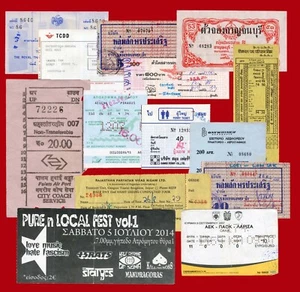 #61061 Lote de 12 entradas de varios países - Imagen 1 de 5
