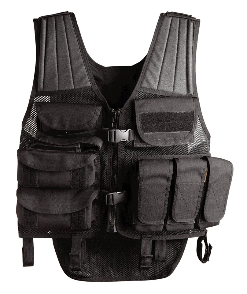 Uncle Mike's Tactical Multi Purpose Entry Vest 10 Pouches, Black 7702215 - Image 1 of 1