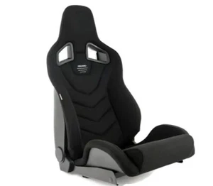 Recaro Sportster GT Passenger Seat Black Nardo - Right Side White RECARO Logo - Picture 1 of 7