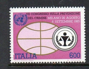 ITALIA MNH 1985 SG1891 7O CONGRESO DE LAS NACIONES UNIDAS PREVENCIÓN DEL DELITO - Imagen 1 de 1