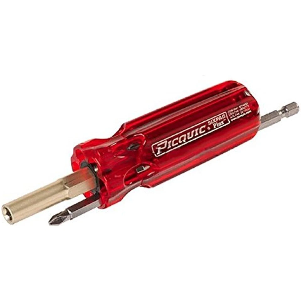 PICQUIC SIXPAC Plus 7 pc. Multi-Bit Screwdriver 6 in. - Image 1 of 2