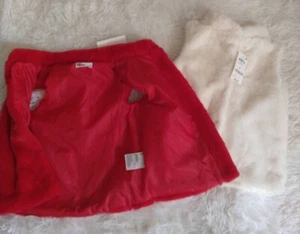 Epic Thread Toddler 5 Plush Faux Fur Ivory Vest - Picture 1 of 7