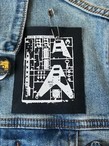 Electric Guitar Patch, Music Patches, Battle vest, Iron Maiden, Metallic - Picture 1 of 2