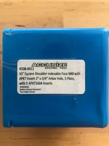 Accusize Industrial Tools 2'' by 3/4'' 90 Deg Square Shoulder Indexable Face - Picture 1 of 1