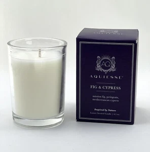 Aquiesse Kerze Fig & Cypress 6,5oz 50 Stunden Brenndauer Neu im Karton - Bild 1 von 1