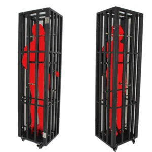 Large Slave Restraint Cage with Anal Plug Handcuffs Gear Sex Furniture BDSM Toys - Picture 1 of 19