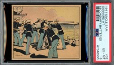 1941 Uncle Sam Home Defense (R157) #32 Gunners Secondary Batteries  PSA 6 EX-MT
