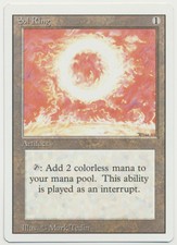 MTG Magic the Gathering Revised 3rd Edition Sol Ring LP LIGHT PLAY!!