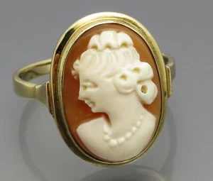 REIF-DESIGN - ELEGANTER RING "GEMME" - KLASSIKER - 333 GOLD - Bild 1 von 6