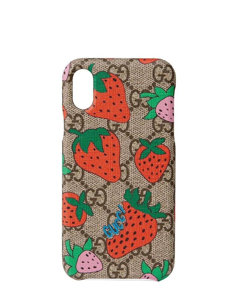 Gucci Strawberry iPhone X/XS Case New - Image 1 of 2