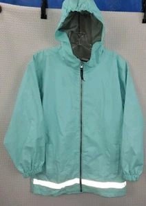 Charles River Womans New Englander Hooded Rain Jacket Zip Front Sz Large NWOT - Picture 1 of 11