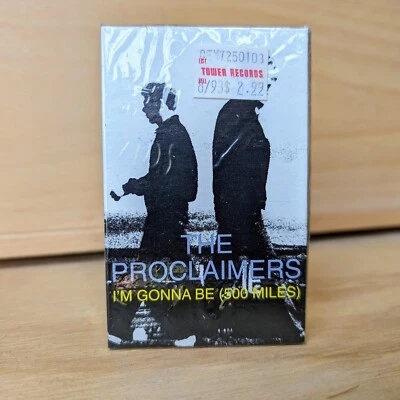 THE PROCLAIMERS I'm Gonna Be (500 Miles) Cassette Single 1988 NEW and SEALED - Image 1 of 4