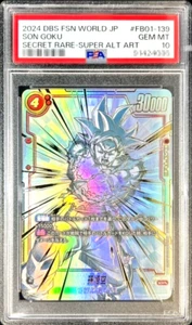 PSA 10 Son Goku SP Alt Art FB01-139 SCR Dragon Ball Fusion World Awakened Pulse - Picture 1 of 2