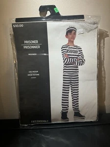 Child Prisoner Boy Costume Convict Child Costume Size Medium - Picture 1 of 2