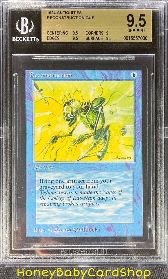 MTG Antiquities 1994 Reconstruction BGS 9.5 GEM MINT Old School 93/94 - Image 1 of 4