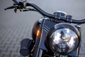 Stash 21 Blinker für Harley Davidson Softail FAT BOY / Heritage 1999-2017 Black - Bild 1 von 8