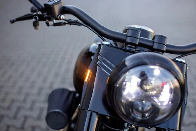 Intermitente Stash 21 para Harley Davidson Softail FAT BOY / Heritage 1999-2017 negro Foto 1 de 4