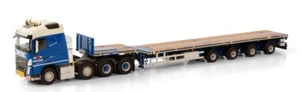 WSI - VOLVO FH04 GL 8x4 con piattaforma NOOTEBOOM a 4 assi BAETSEN - 1/50 - W... - Foto 1 di 3