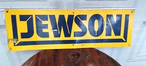 Vintage Jewson Metal Double Sided Sign - Picture 1 of 8
