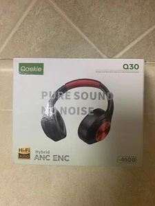 Qaekie Hybrid Active Noise Cancelling Headphones-100H Playtime Wireless Q30 - Picture 1 of 16