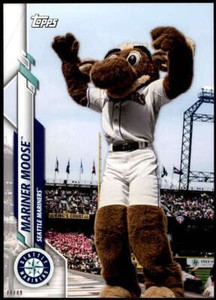 Mariner Moose 2020 Topps Opening Day Mascots 5x7 #M-16 11/49 Mariners