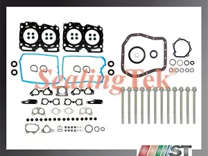 Fit 02-05 Subaru Impreza WRX Turbo EJ205 USDM Engine Full Gasket Set + Head Bolt - Foto 1 di 1
