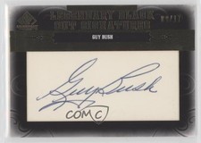 2011 SP Legendary Cuts Black Cut Signatures /17 Guy Bush #CHIN-GB Auto