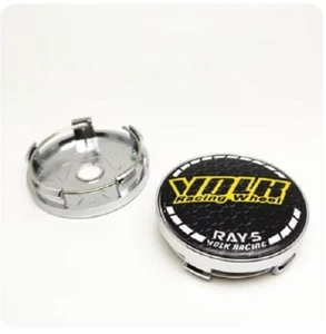 4pcs 60 mm for RAYS VOLK Black Grey Alloy Wheel Center Caps Hub Caps Rim Caps - Picture 1 of 3