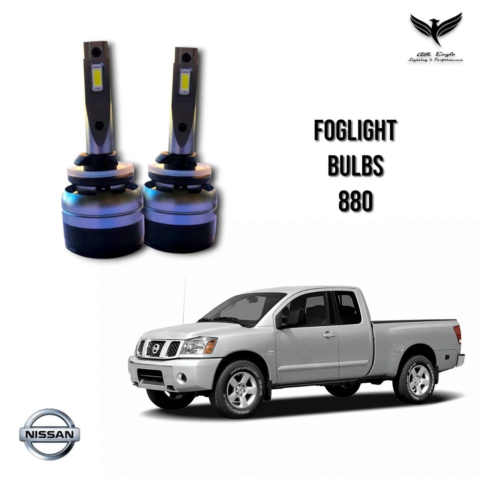 Luces antiniebla Nissan Titan 2004-2015 bombillas LED 880 color blanco 6500 k 6000 lm  Foto 1 de 4