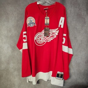 NWT Mitchell & Ness Detroit Red Wings Stanley Cup Nicklas Lidstrom 5 Jersey 4XL - Picture 1 of 10