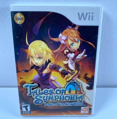 Tales of Symphonia Dawn of the New World Nintendo Wii Wii U *CASE & MANUAL ONLY* - Image 1 of 4