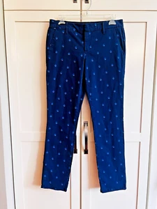 TOMMY HILFIGER Women's Sailboat-print "Th Flex Hampton" Chino Pants: Size 2 - Picture 1 of 13