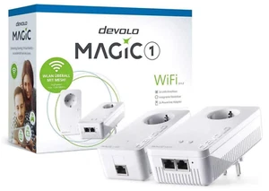 devolo Magic 1 WiFi - Kit d'adaptateurs CPL (2 pièces) - 1200 Mbit/s, WLAN & LAN - Photo 1/1