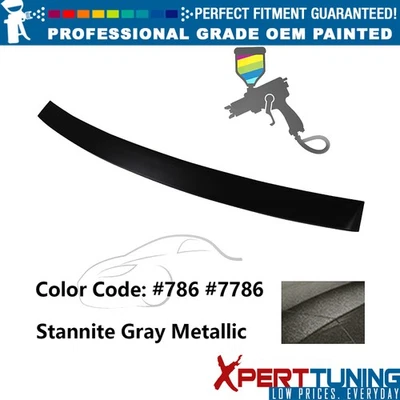 Fits 10-16 Benz E-Class W212 4Dr OE Style Painted #786 Gray Roof Spoiler ABS Foto 1 de 4