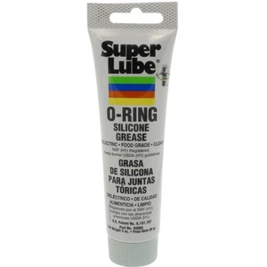Super Lube Silicone O-Ring Grease Non-Curing Compound (Translucent White, 3oz... - Picture 1 of 6