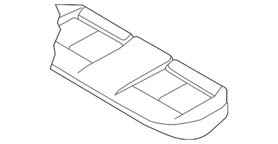 Genuine Nissan Cushion Cover 88320-4RD0B - Imagem 1 de 2