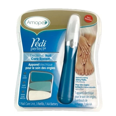 Sistema electrónico para el cuidado de uñas Amope Pedi Perfect 1 unidad de cuidado de uñas 3 recambios Foto 1 de 2