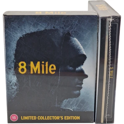 UNIVERSAL STUDIOS 8 Mile 4K Ultra HD + Blu-Ray Steelbook Zavvi Auffang- Begrenzte 2000 Ex Eminem B