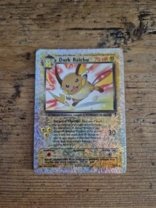 Pokémon Dark Raichu 2002 Reverse Holo Card 7/110 Legendary Collection - Picture 1 of 5