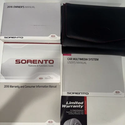 2016 Kia Sorento Owner Manual Compatible with OEM Owners Manual, Factory - Image 1 of 4