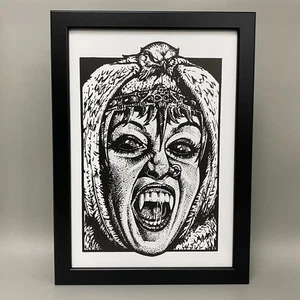 Shareella, Caverns Of The Snow Witch, Framed Art. Fighting Fantasy Role-playing - Picture 1 of 5