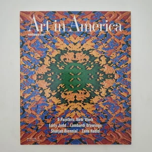 Art in America November 2003 early Judd Lombardi Drawings Sharjah Biennial Hadid - Picture 1 of 22