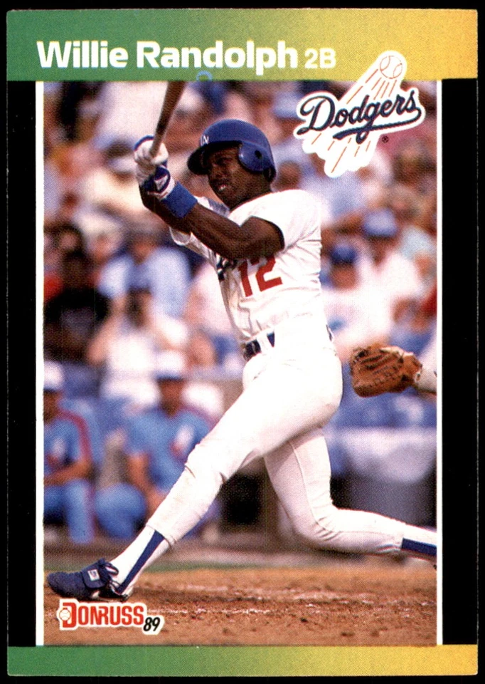 Willie Randolph 1989 Donruss Traded #T-8 Dodgers MLB READ FREE SHIP AutographDen - Image 1 of 2