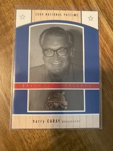 2004 Fleer National Pastime Tesori Nazionali Harry Caray /500 Inserto Raro Cubs - Foto 1 di 2