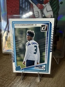 2025 Donruss Base Rated Rookie Nick Emmanwori RC - Seattle Seahawks #348 - Picture 1 of 2